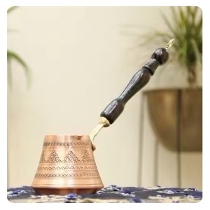 Cafetière turque en métal de qualité supérieure, théière artisanale de designer, style vintage, vente en gros de cafetières en métal d'Inde - Product Image 5