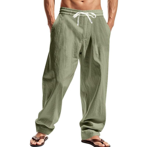 Pantalones Chinos Casuales de Algodón 100% para Hombre, Corte Slim Fit, Cómodos, Transpirables, para Uso Diario, Estilo Business Casual, Personalizables - Product Image 1