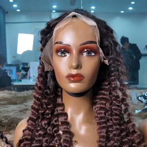 High Quality Full Density for Long <b>Deep</b> <b>Wave</b> Vietnamese Human <b>Wigs</b> Double Drawn Virgin Hair <b>Wig</b> - Product Image 1