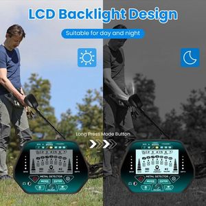 Set Professionale di Metal Detector per Adulti e Principianti, Bobina Impermeabile da 10,04 Pollici, Display LCD, Rilevatori di Metalli Industriali e d'Oro - Product Image 2