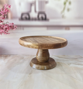 Support à gâteau en bois, style réputé, haute qualité, rustique, logo personnalisé, fait main, best-seller, en promotion - Product Image 1
