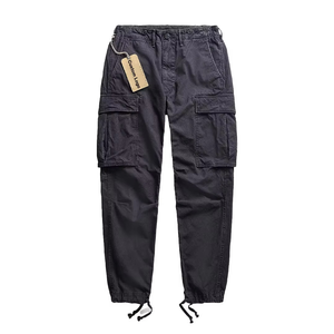 Pantalones Cargo de Lona Personalizados para Hombre, Pantalones de Trabajo de Lona de Algodón Resistente con Rodilla Articulada, Fabricante OEM Premium - Product Image 3