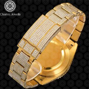 Reloj Charm_Jewells para Mujer, de Acero Inoxidable, con Bisel de Diamantes, Cristal de Zafiro, Luminoso, Analógico, de Lujo y Moda - Product Image 3