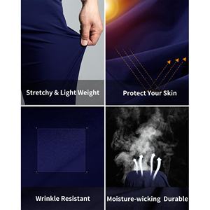 Men's Lightweight Golf <b>Shorts</b> Breathable Moisture-Wicking Solid Pattern <b>Zipper</b> XS XXS Hot Weather Outdoor Activities Gym Use - Product Image 4