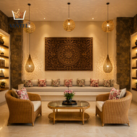 Ensemble de canapé et table basse modernes Vantel Custom Hospitality Furniture pour maison d'hôtes, villa, complexe hôtelier, salon