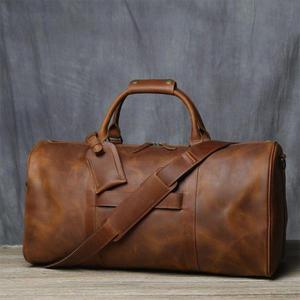 Bolsos de Viaje Personalizados de Cuero de Vaca y Búfalo 100% Puro, de la Mejor Calidad, Duraderos, Fáciles de Levantar, con Peso Personalizado, OEM - Product Image 6