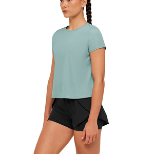 Shorts en jean taille haute pour femme 2026 – Bermuda tendance coupe ample avec poches – Vente en gros OEM ODM Logo personnalisé - Product Image 6