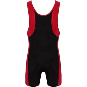 Wholesale Men Black <b>wrestling</b> singlet Red side panel singlet Sleeveless athletic Stretch fabric <b>wrestling</b> gear Bodysuit <b>Costumes</b> - Product Image 2
