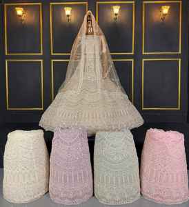 Lehenga choli nupcial verificada, con bordados elaborados, detalles nuevos y un amplio vuelo para eventos especiales - Product Image 4