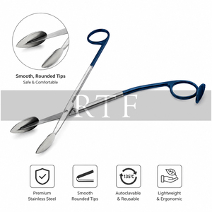 Tijeras Dissectores Ortopédicas Rectas Trespat con Punta de Cuchara y Separador, 19cm, Acero Inoxidable - Product Image 2