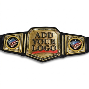 Cinturón de Campeonato Conmemorativo de Lucha Libre Indiscutible, Cinturones de Lucha Libre con Piedras Multicolores, Cinturón de Campeonato Personalizado de Alta Calidad - Product Image 2