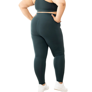 Plus Size Pocket <b>Knitted</b> High Waist Quick Dry Soft Stretch <b>Leggings</b> Activewear OEM ODM Wholesale - Product Image 5