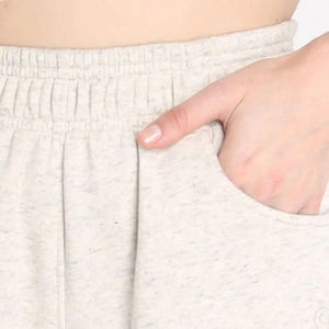 Ensemble de survêtement d'hiver pour femmes grande taille, couleur unie, sweat-shirt 100% coton avec pantalon de jogging deux pièces - Product Image 6