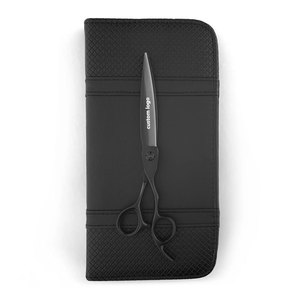 Ciseaux Premium VG10 Sword Noir Mat pour une coupe de précision, outil de qualité professionnelle durable pour les coiffeurs et les barbiers - Product Image 1