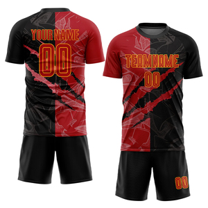 ชุดเสื้อฟุตบอลดีไซน์ไล่เฉดสี สำหรับฝึกซ้อม โรงเรียน/สโมสร  รับผลิตเสื้อพิมพ์ลายตามสั่ง  ผู้ผลิตชุดกีฬาขายส่ง - Product Image 4