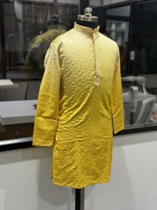 Kurta Jacquard de Luxe pour Hommes, Brodé, Tenue de Mariage, Vêtements Ethniques Premium, Fabricant en Gros en Inde - Product Image 3