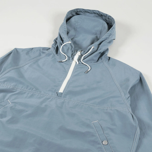 Chaqueta Impermeable Cortavientos Personalizada al por Mayor para Hombre, Anorak con Capucha, Parka Ligera con Media Cremallera, Ropa Deportiva, Chaqueta de Esquí - Product Image 4