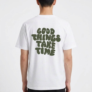 ออกแบบโลโก้ตามสั่ง เสื้อยืดพิมพ์ลายดิสชาร์จ ผ้าฝ้าย 100% เสื้อผ้าลำลอง ทรงปกติ คอกลม แขนสั้น - Product Image 5