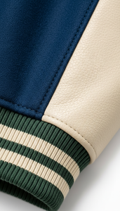 Tissu polaire durable de style américain avec manches contrastantes, style streetwear viral, pour lycéens - Product Image 4