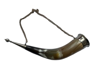 TAQI CRAFT Cor à boire en corne de buffle polie avec détail en laiton Nouveau style Verre religieux et nob en laiton - Product Image 2