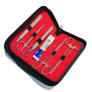 Instrumentos quirúrgicos de acero inoxidable Kit de práctica de sutura Fuente de alimentación manual - Product Image 3