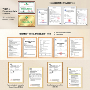 Candela Profumata AIKUN in Cera di Soia con Fragranza di Buccia di Mandarino, Lussuosa in Vaso di Ceramica Bianca, Decorazione per la Casa, Lunga Durata - Product Image 5