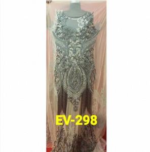 Kurti de créateur avec panneaux avant brodés, élégant travail de perles, tissu de panneau de robe au meilleur prix par le fournisseur - Product Image 2