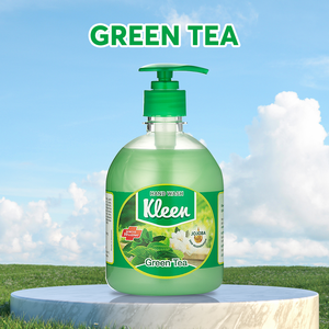 Gel de Lavado de Manos con Té Verde para Limpieza Básica, Marca Privada, 36 Meses de Duración, Sin Químicos, KLEEN 500ml, Hidratante, Vietnam OEM/ODM - Product Image 2