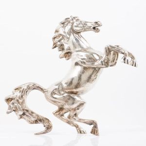 Escultura de Caballo de Aluminio, Adorno Premium para Espacios Interiores, Diseñado para Inspirar Temas Interiores Elegantes con una Belleza Duradera - Product Image 4