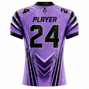 Encuentra un icono similar: Camiseta de fútbol americano de alta calidad con mangas cortas, sublimación personalizada y nuevo estilo transpirable - Product Image 6