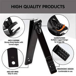 Kit de Soins des Ongles : Coupe-ongles, Ciseaux, Outils de Manucure et Pédicure - Product Image 4