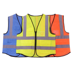 Gilet réfléchissant Veat noir, gilet de sécurité réfléchissant pour le sauvetage en extérieur, classe 3 ANSI, imperméable, logo personnalisé - Product Image 2