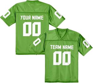 Custom Sublimated American Football Jersey <b>Pink</b> White Gradient Mesh V-Neck Short Sleeve Unisex Breathable Adult Sport Wear - Product Image 3
