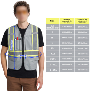 Bright Safety Vest High Vis Reflective Gear For Environmental Services Waste Management Staff <b>Construction</b> Site Maintenance - Product Image 6