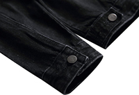 Vestes en jean streetwear pour hommes au design élégant, 100 % coton, avec logo personnalisé, écologiques, respirantes, en tissu peigné pour l'hiver