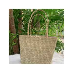 Bolso de hombro tejido natural Vietchoice, bolso tote de hierba marina hecho a mano de Vietnam, venta al por mayor, buen precio, bolso de playa ecológico para verano - Product Image 2