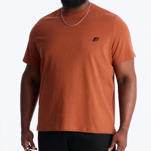 Camisetas de Algodón Extra Grandes Personalizadas al por Mayor para Hombre, Cuello Redondo, Manga Corta, Corte Holgado, Estilo Urbano, Lisas, con Logotipo Personalizado al por Mayor, EE. UU. - Product Image 1