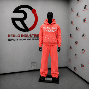 Conjunto Deportivo Rosa Coral para Hombre, Sudadera con Cremallera y Pantalones de Chándal Personalizados, Ropa Deportiva Casual, Proveedor Mayorista OEM - Product Image 3