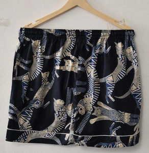 Conjunto de Pijama Artesanal de Algodón de Tres Piezas, Corte Holgado, Camisa de Manga Corta con Botones - Product Image 3