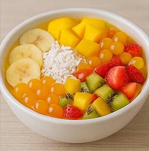 Boba éclatante aromatisée à la mangue biologique de haute qualité en bouteille pour bubble tea et desserts - Product Image 6