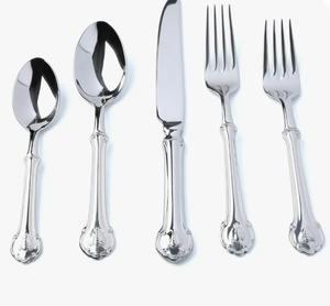 Elegante juego de cubiertos de 60 piezas para 12 personas, con tenedores, cucharas y cuchillos, colección de comedor a un precio asequible. - Product Image 2