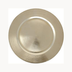 Assiette de présentation décorative en métal élégante, accessoire de table de luxe personnalisé, nouvelle collection, nouvelle arrivée - Product Image 6