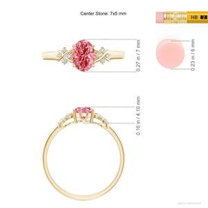 Anillo de Diamante Cultivado en Laboratorio de Alta Calidad para Mujer, Diseño Minimalista, Anillo de Oro Rosa de 18K, Disponible para Suministro al por Mayor - Product Image 4