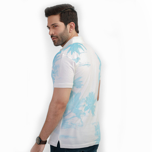 Nouveau design – Polos oversize pour hommes, respirants et confortables, en coton tricoté imprimé, grandes tailles, avec logo – Vente en gros - Product Image 2