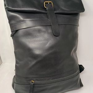 Outdoor Leisure Leather <b>Roll</b> Top Bag Weekend Travel Rucksack For Wholesale Sporting Goods LTBP-0247 - Product Image 1