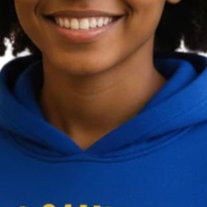 Sweat-shirt à col rond en molleton pour femme, motif silhouette Sigma Gamma Rho, bleu roi, collection Strength in Motion Legacy by Design, pour sororité grecque - Product Image 2