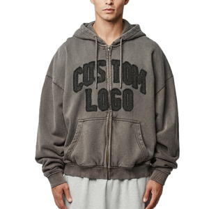 Sudadera con capucha informal para hombre, estilo urbano, chaqueta holgada, atuendo moderno, ropa esencial para el día a día - Product Image 1