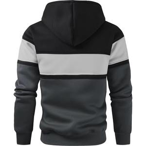 Wholesale Premium Quality Autumn Apparel Custom Design 3D Embroidery Pocket Hoodies <b>Pullovers</b> <b>Men</b> Women Heavyweight 100% - Product Image 3