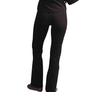 Women's <b>Flared</b> Yoga Pants High Waist Stretch Fitness <b>Leggings</b> Breathable Workout Tights Comfortable Athletic <b>Gym</b> Sportswear OEM - Product Image 2