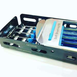 Medicaldesig Soft <b>Brushing</b> Kit Dental Instruments Manual <b>Power</b> Source CE Certified Class I Stainless Steel Black Shuja Surgico - Product Image 1